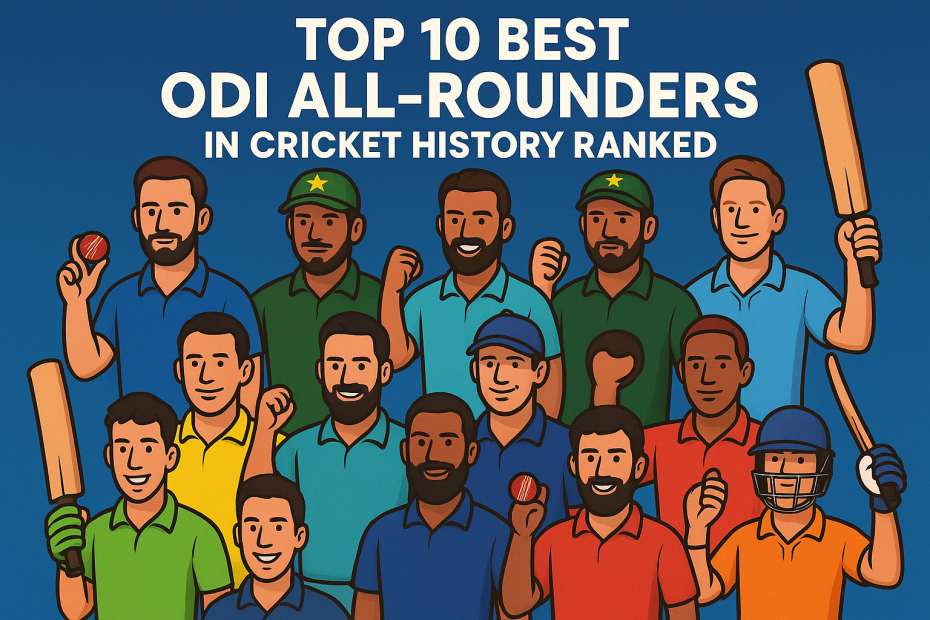 Top 10 Best ODI All-Rounders in Cricket History Ranked