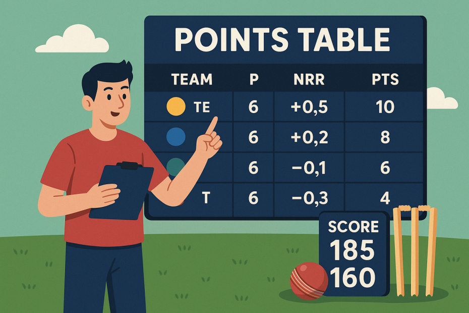 CCL Points Table Explained: Standings, NRR & Match Impact