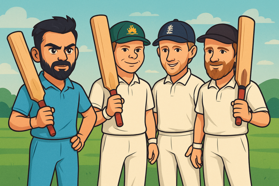 Fab 4 Cricket: Comparing Kohli, Smith, Root & Williamson Legends