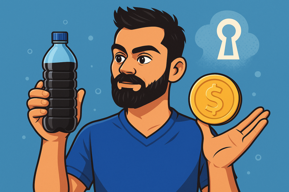 Virat Kohli Water Price & Secret Behind His Black Alkaline Water