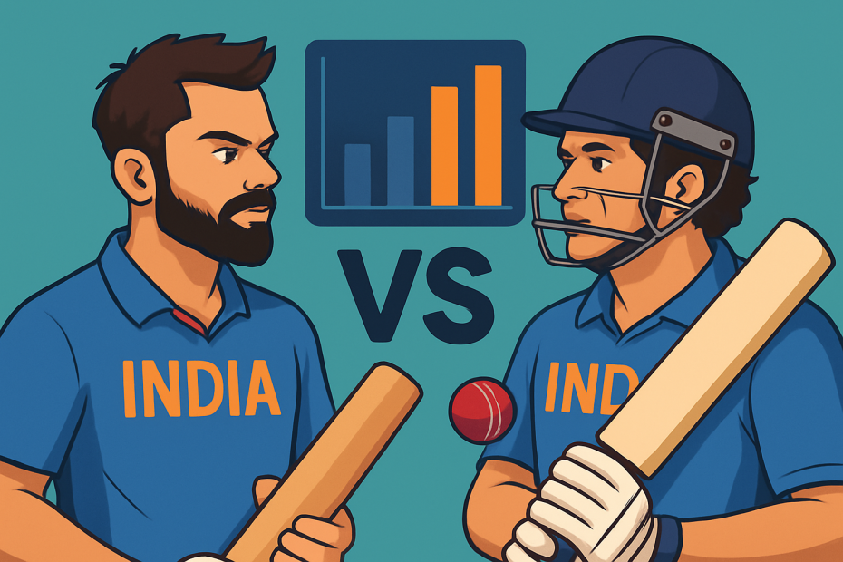 Virat Kohli vs Sachin Tendulkar: Data-Backed, Contextual Verdict
