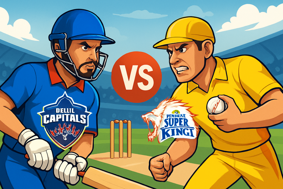 Delhi Capitals vs Chennai Super Kings: Live Score, Pitch & Tips