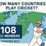 How Many Countries Play Cricket? 108 ICC Members (Updated Oct)