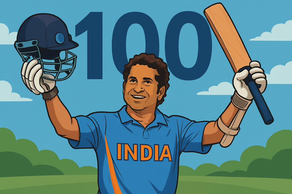 Complete sachin tendulkar centuries — 100 International Hundreds